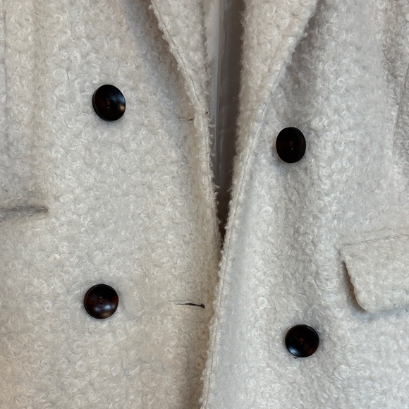 Topshop Cream Teddy Jacket - Picture 3 of 9